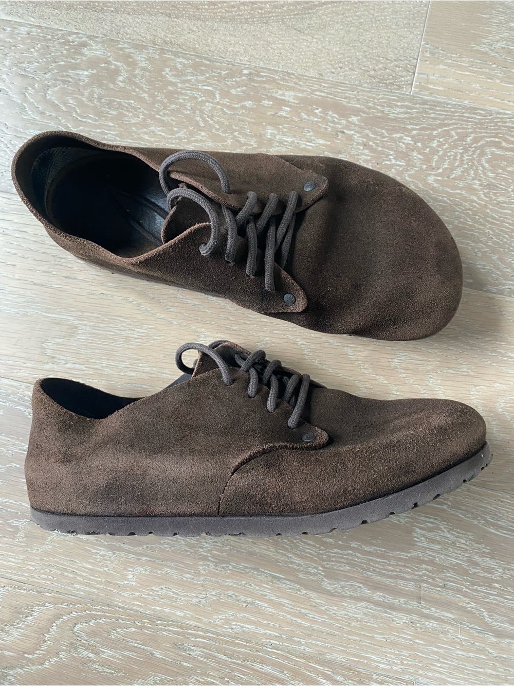 Birkenstock Maine shoe brown suede women size 8